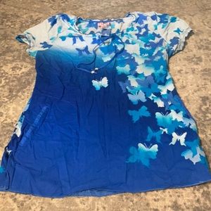 Koi scrub top